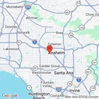 Map to Primary Office office in Anaheim, CA