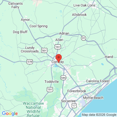 Map to  office in Conway, SC