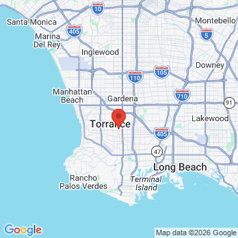 Map to Cravens Dental office in Torrance, CA