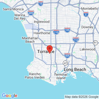 Map to HARU Dental office in Torrance, CA