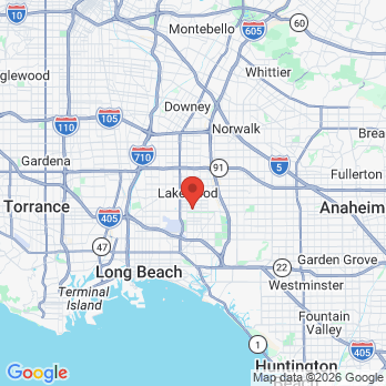 Map to Holistic Dental Wellness Center - Iman Abdeshahian, DMD office in Long Beach, CA