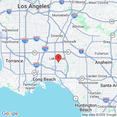 Map to Holistic Dental Wellness Center - Iman Abdeshahian, DMD office in Long Beach, CA
