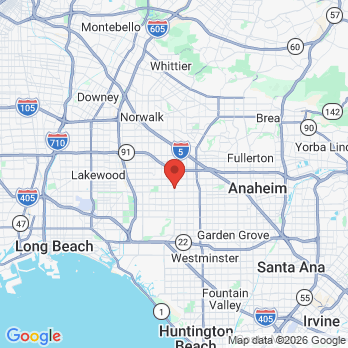Map to Yoshikane Dental  office in Buena Park, CA