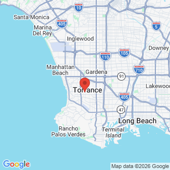 Map to Bloom Dental office in Torrance, CA