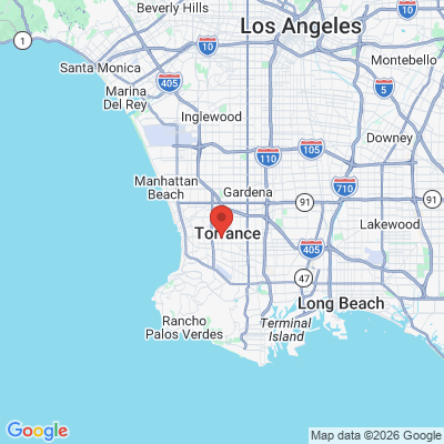 Map to Bloom Dental office in Torrance, CA