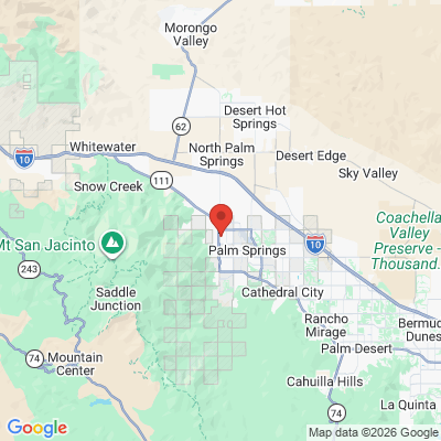 Map to  office in Palm Springs, CA