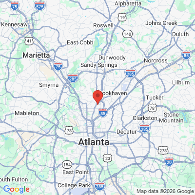 Map to  office in Atlanta, GA