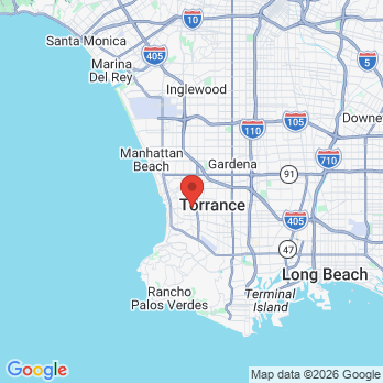 Map to Brian T. Okamoto D.D.S., Inc. office in Torrance, CA