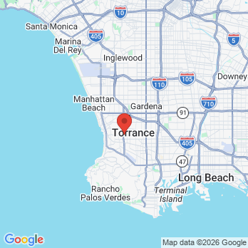 Map to GentleCare Family Dentistry office in Torrance, CA