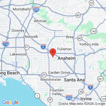 Map to Primary Office office in Anaheim, CA