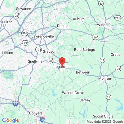 Map to  office in Loganville, GA
