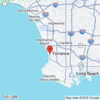Map to Pacific Coast Pediatric Dentistry of Redondo Beach office in Redondo Beach, CA