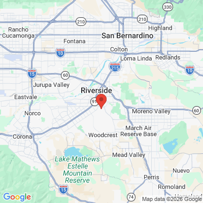 Map to  office in Riverside, CA