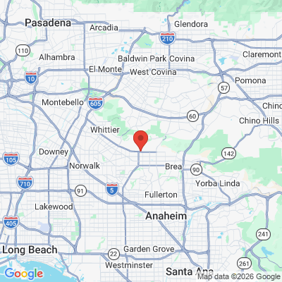 Map to  office in La Habra, CA