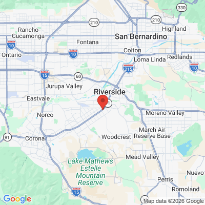 Map to New location office in Riverside, CA