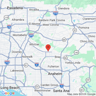 Map to  office in La Habra, CA