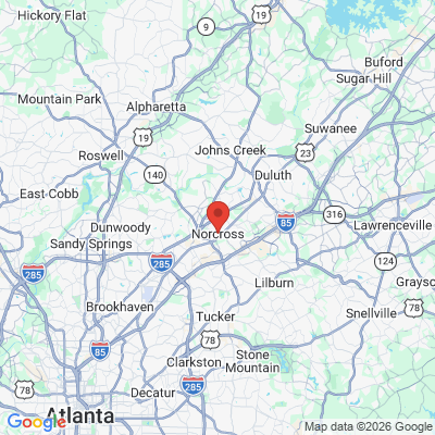 Map to  office in Norcross, GA