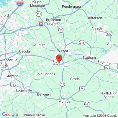 Map to  office in Bethlehem, GA