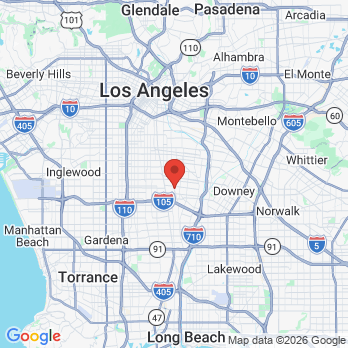 Map to Bonita smile dental center office in Lynwood, CA