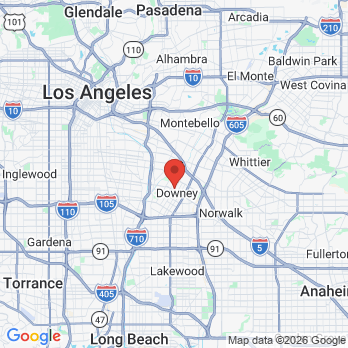 Map to Orange Estates Dental office in Downey, CA