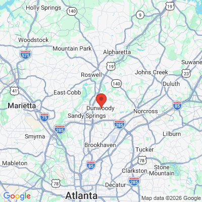 Map to  office in Dunwoody, GA
