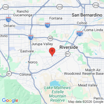 Map to Tropic Dental office  office in Riverside, CA