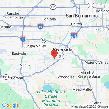 Map to Jin B Lee  office in Riverside, CA