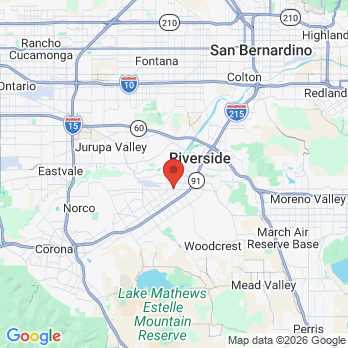 Map to Marocco Cosmetic & Restorative Dentistry office in Riverside, CA