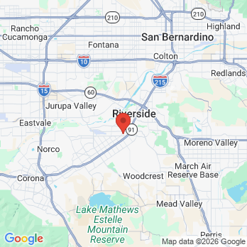 Map to Julia  Romitan DDS  office in Riverside, CA