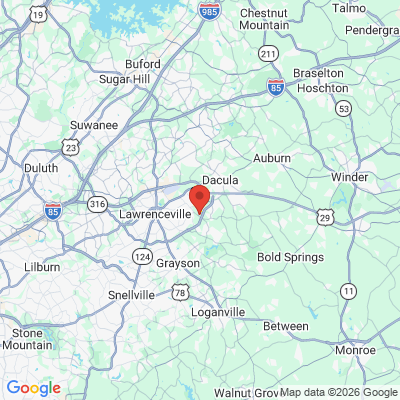 Map to  office in Lawrenceville, GA