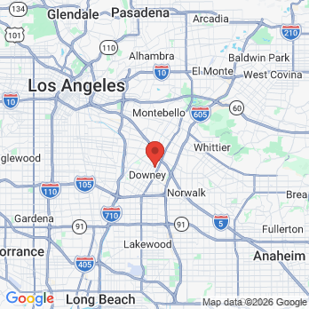Map to Primary Office office in Downey, CA