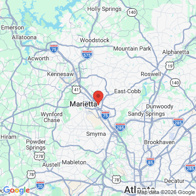 Map to  office in Marietta, GA