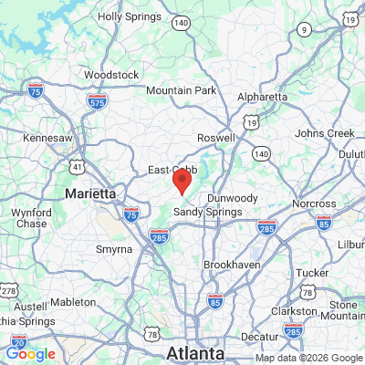 Map to  office in Marietta, GA