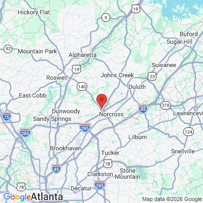 Map to  office in Norcross, GA