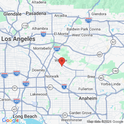 Map to  office in Whittier, CA