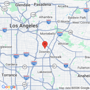 Map to Nicholas Scott St. george, DDS, Inc. office in Downey, CA