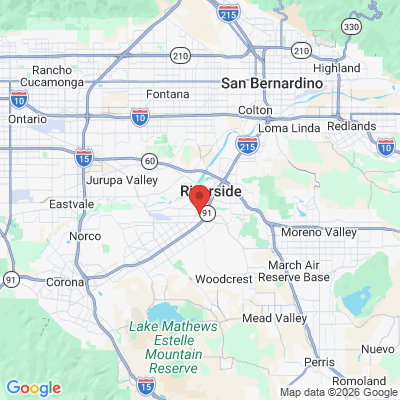 Map to  office in Riverside, CA
