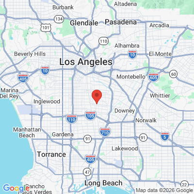 Map to  office in South Gate, CA