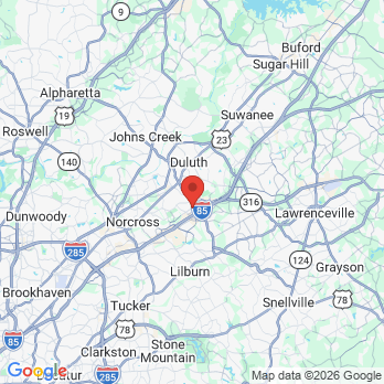 Map to Emergency Dentist Duluth office in Duluth, GA