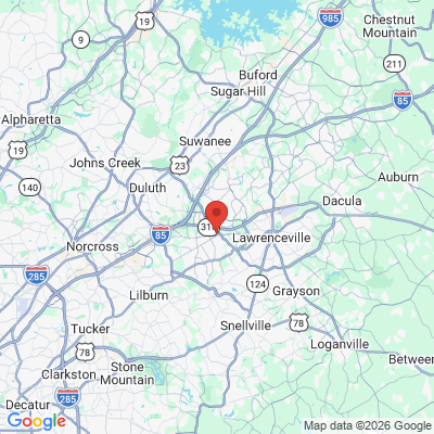 Map to  office in Lawrenceville, GA