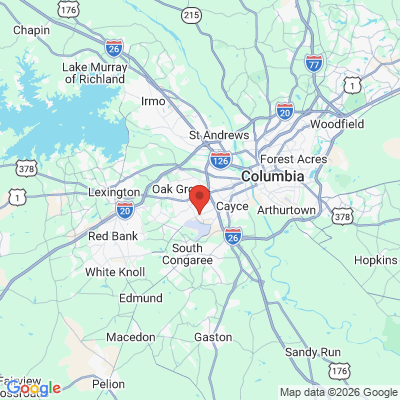 Map to  office in West Columbia, SC
