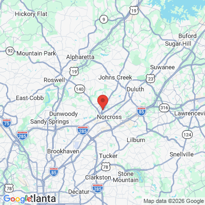 Map to  office in Peachtree Corners, GA