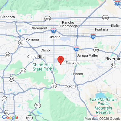 Map to  office in Chino, CA