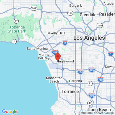 Map to NDU Luxe Dental Aesthetics office in Los Angeles, CA