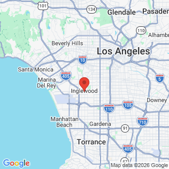 Map to Primary Office office in Inglewood, CA
