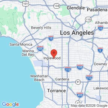 Map to ART OF DENTISTRY office in Inglewood, CA