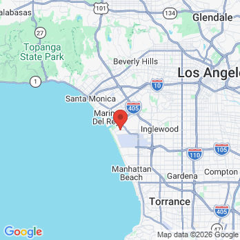 Map to Dennis P Waldman DDS office in Playa Del Rey, CA