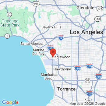 Map to Khashayar Khodadadi DDS office in Los Angeles, CA
