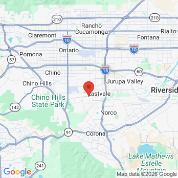 Map to TANNA ORTHODONTICS  office in Eastvale, CA