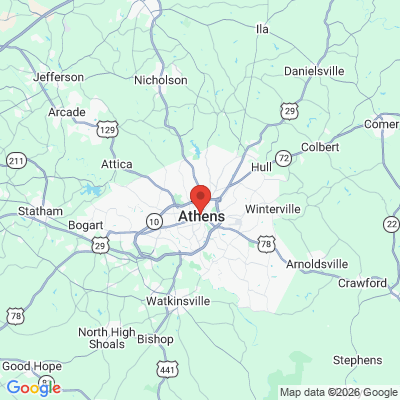 Map to  office in Athens, GA
